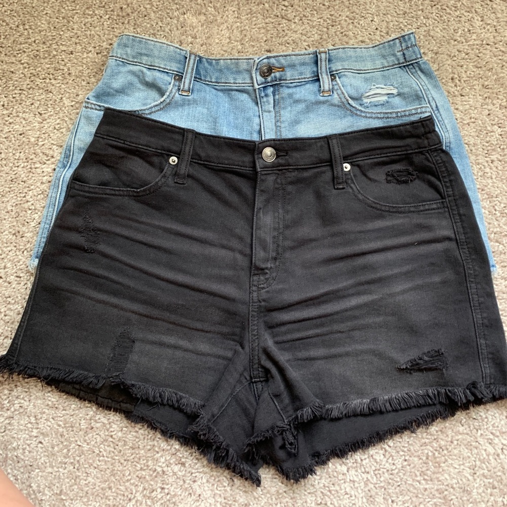 Aerie denim shorts (2)